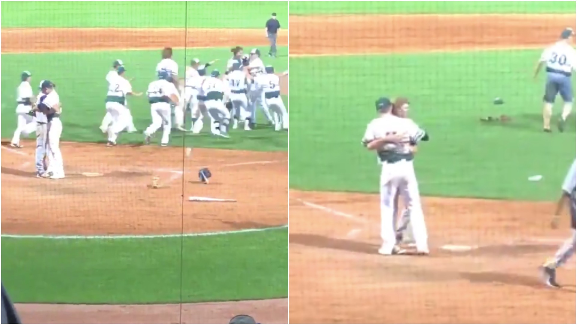 This high school baseball player consoled his childhood friend instead of  celebrating a win 