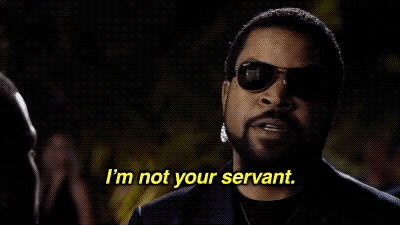 "Just because we serve you doesn’t mean we’re your servants or below you. Respect and manners gets you pretty far."– rosy051381