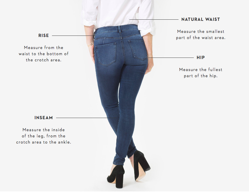 Mother Jeans Size Chart