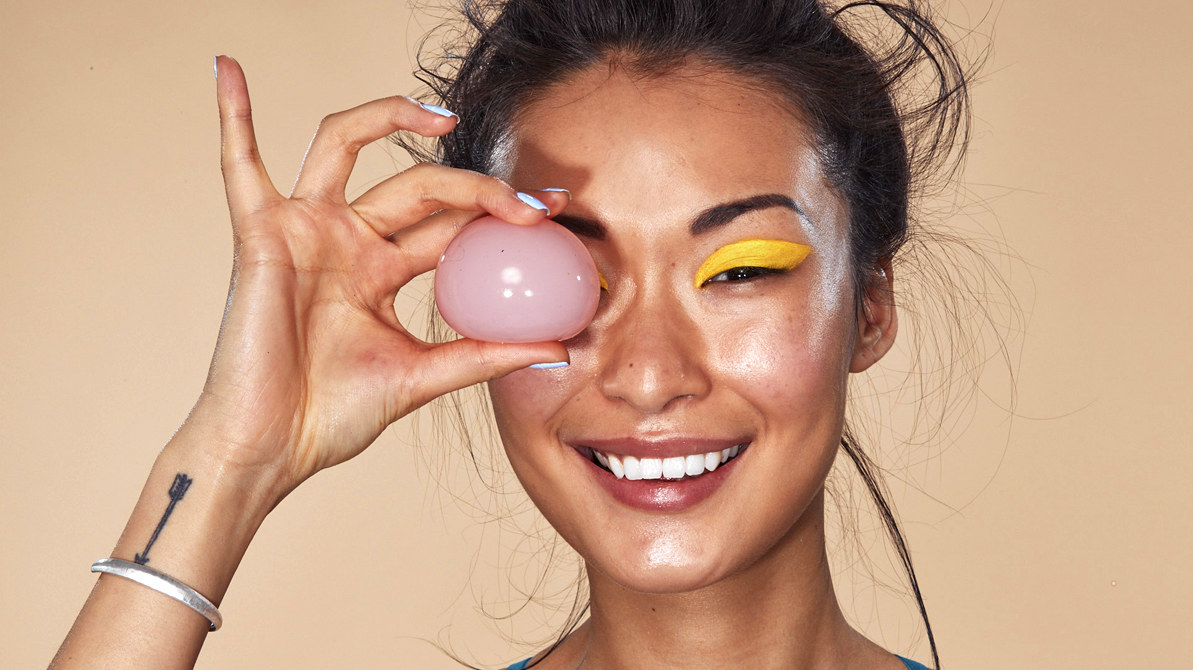 Wet your face and directly massage the ball onto your skin to remove all traces of dirt, oil, and makeup. It's formulated with vitamin C-rich lychee extract, which can help brighten your skin. The ball will shrink with continued use. With proper care, it should last up to 45 days.Promising review: "I love this face wash! It does a great job getting all makeup off (I've used it after a wedding when I was wearing a TON of makeup — it got it all off in one wash), and my skin has really cleared up since I started using it. If you read the directions about storage and follow them, it will definitely last you a long time. It's inexpensive, fun to use, and I'm so impressed by how well it works." —bostonlarzGet it from Target for $12.99 or Bliss for $16.