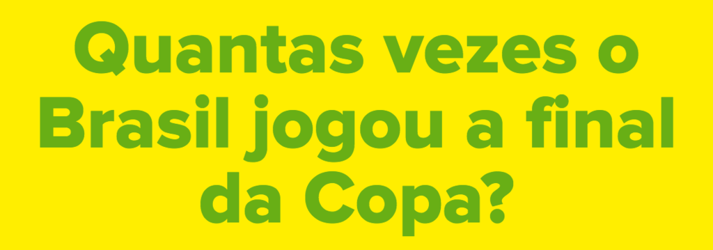 Você manja o mínimo da Copa do Mundo?