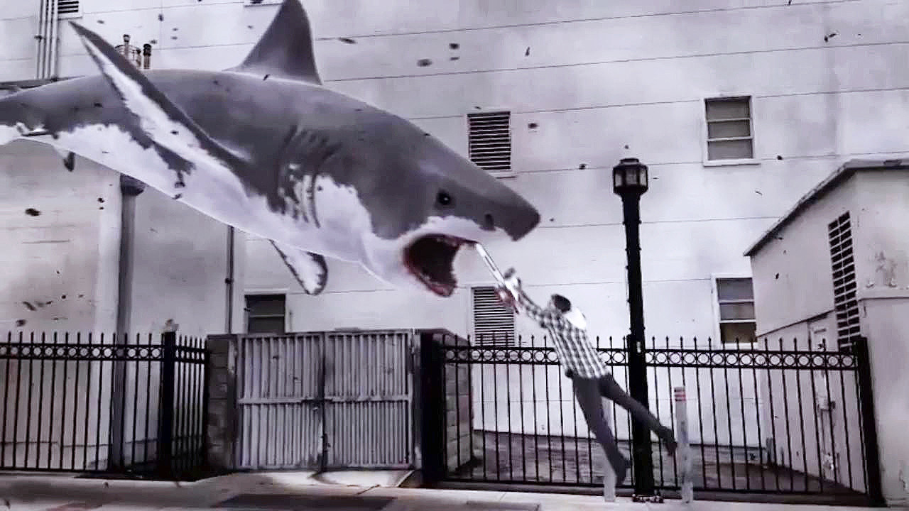 «Los de cualquier película de 'Sharknado', pero claro, es lo que iba buscando. Si las llegan a hacer realistas no las veo».– Juli«Absolutamente todos los “efectos especiales” de 'Sharknado'».– GreasyGrizzly92