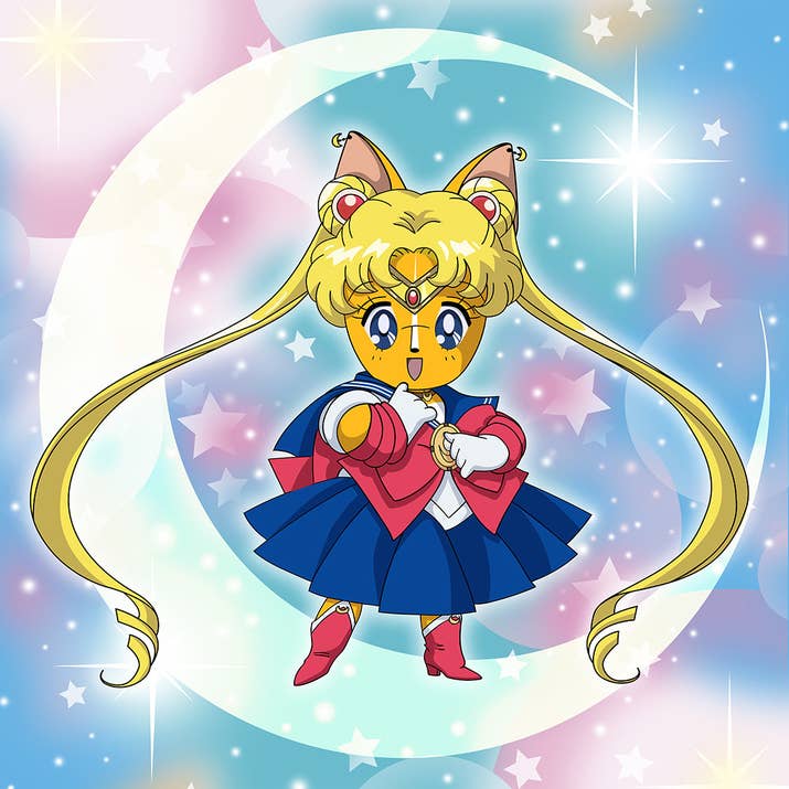 In the name of the moon, she will punish you!