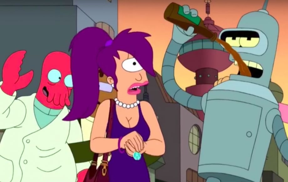 After my first NYE with my boyfriend, we watched Futurama for 24 hours straight while drifting in and out of miserable, head-achey, hungover consciousness. We watch Futurama during particularly rough hangovers to this day. —barbarak11