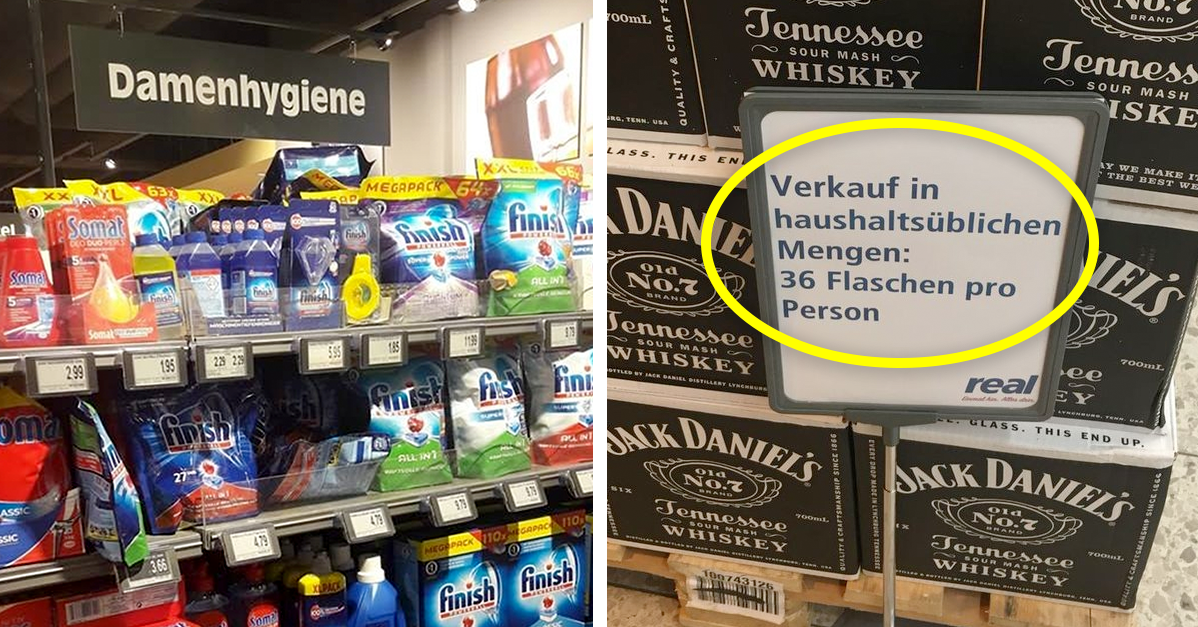 17 Beweise, dass deutsche Supermärkte genau wissen, was sie tun (NICHT)