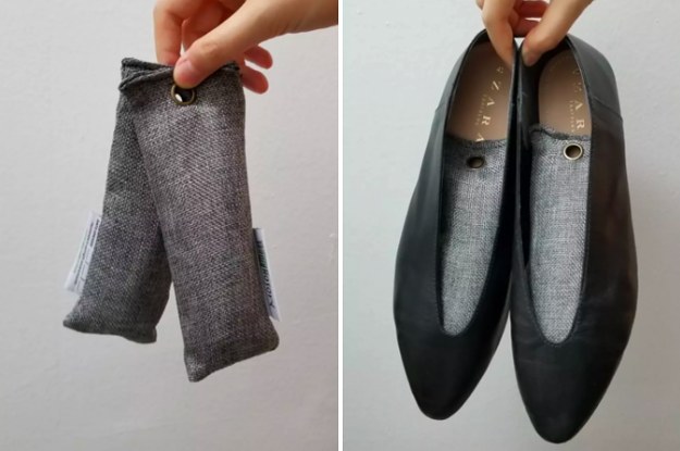 charcoal for smelly shoes