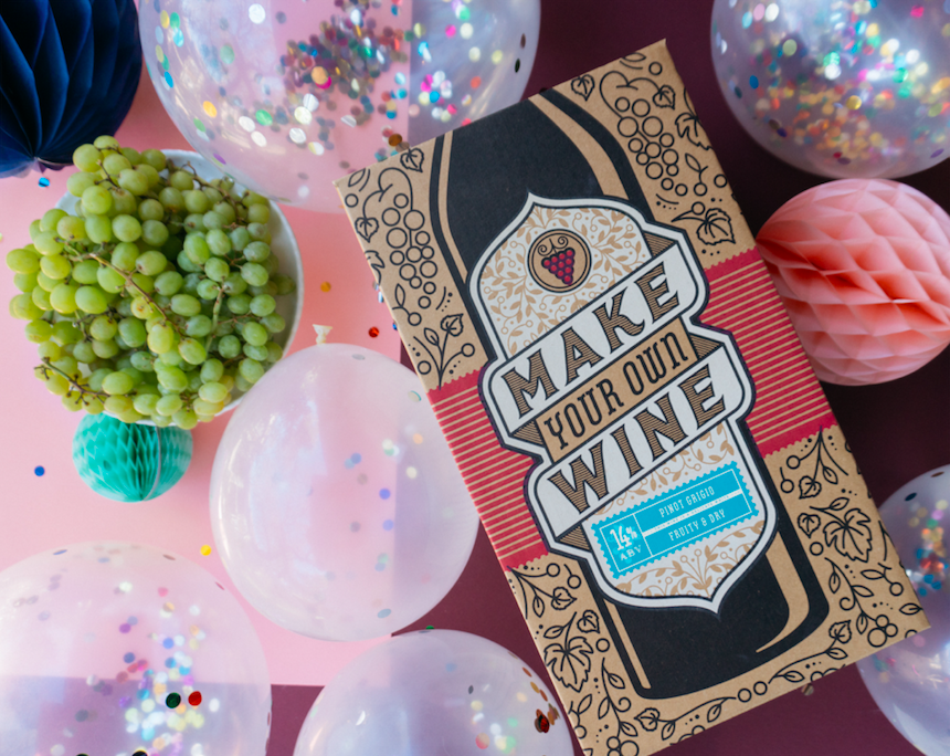 You can choose between making your own merlot, chardonnay, pinot grigio, and cabernet sauvignon. So what does this kit come with? I'm so glad you asked! It comes with a funnel, a one gallon fermentor, yeast additives, vineyard pressed juice, an airlock, a racking cane, a rubber stopper, transfer tubing, and five ZORK closures. Plus, a how-to guide, of course! The process itself is super simple: just mix the juice and yeast, let it ferment for two weeks, then add the clarifiers. Next step? Bottle it up and drink! Your very own wine in just four weeks! Promising review: "This was my first experience ever making wine.The instructions were clear, the wine came out better than expected, and I would recommend for anyone." —jmh31272Price: $60.17 (available in four flavors)