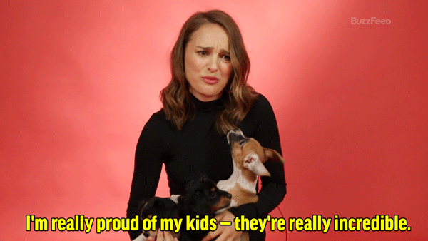 Natalie Portman: I'm really proud of my kids — they're really incredible. In terms of work, I'm proudest of directing my film, A Tale of Love and Darkness, and adapting it.