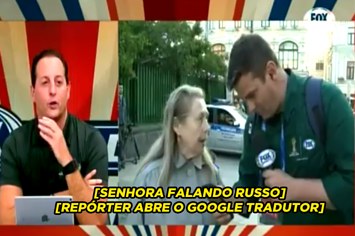 Esta conversa entre uma russa e um repórter brasileiro prova que copou demais