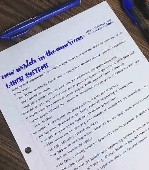Clean Handwritten Notes Neat Handwritten Notes