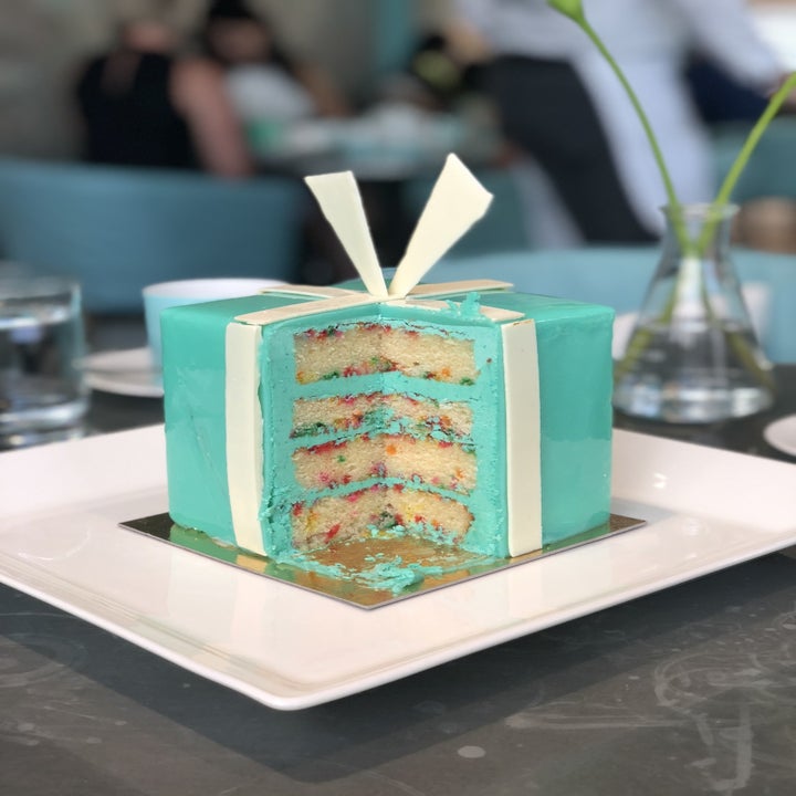 You Can Have Breakfast At Tiffany's And Eat A Blue Box Cake