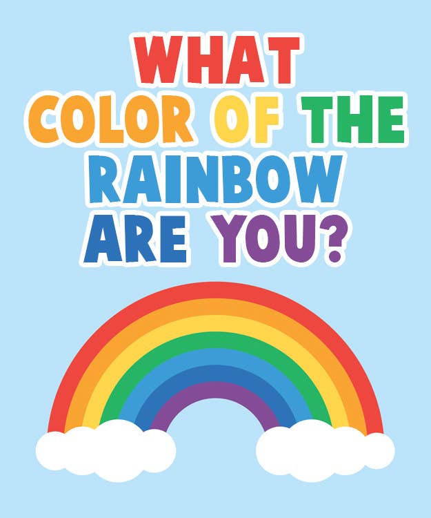 Choose the correct answer one of the colors in the rainbow is