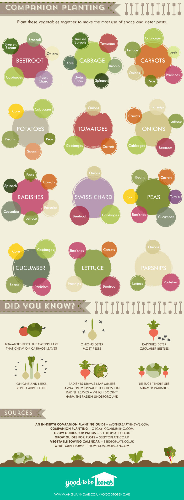 Veg Companion Planting Chart