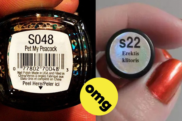 These Raunchy Nail Polish And Lipstick Names Made Me Take A Second Look