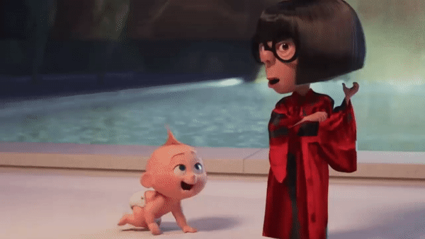 Basically, he&#x27;s a copycat. We see this when he transforms into Edna Mode herself!