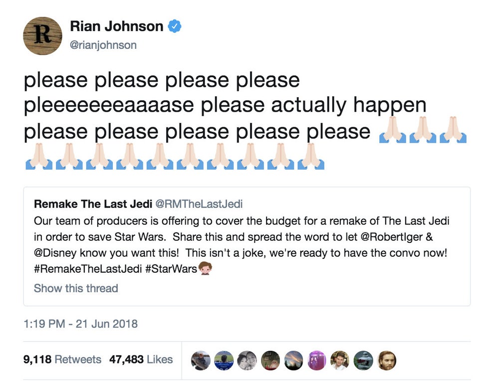 Star Wars fans' campaign to remake The Last Jedi, explained.