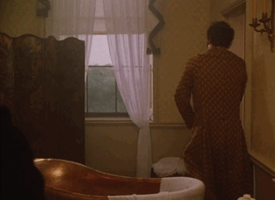 A robed Darcy is also a good Darcy.