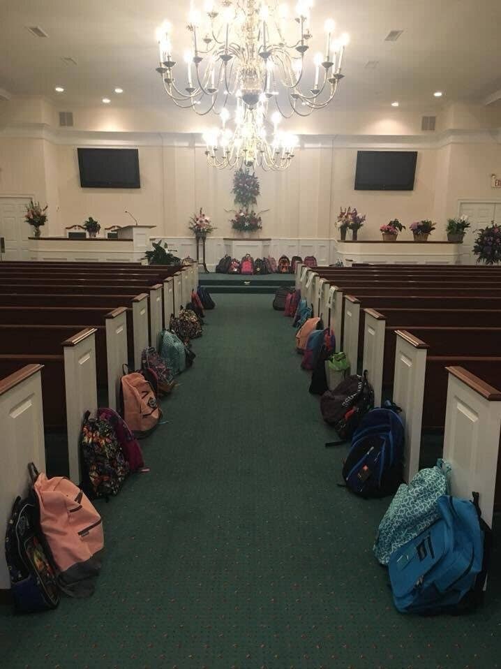 This Viral Photo Of Donated School Supplies At A Teacher's Funeral Is  Making Me Ugly-Cry
