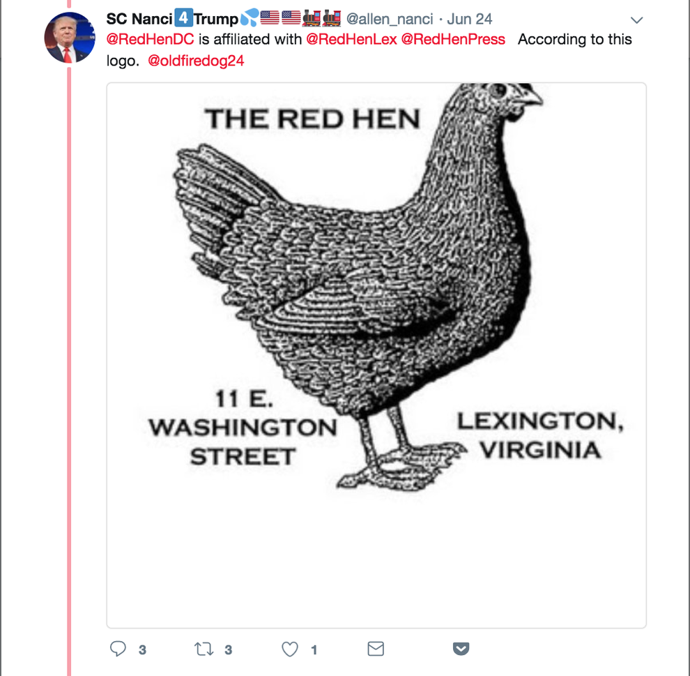 People Are Harassing The Wrong “red Hen” Restaurant After Another With The Same Name Refused To 