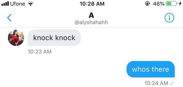 This Teen Pulled A Hilariously Cold Knock Knock Joke To Block A Guy Over Dm And We Are Inspired