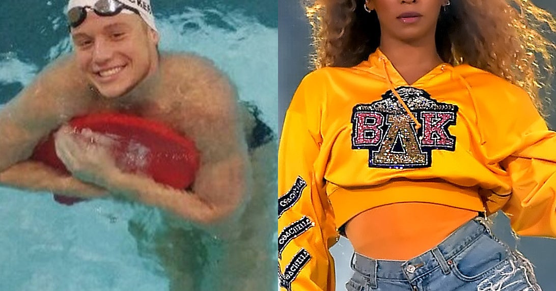 OMG, A Swimmer Did Beyoncé's Coachella Choreography Before A Race And ...