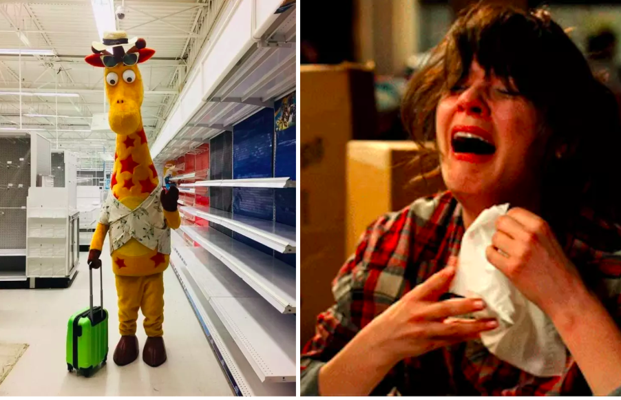 Sad geoffrey the store giraffe