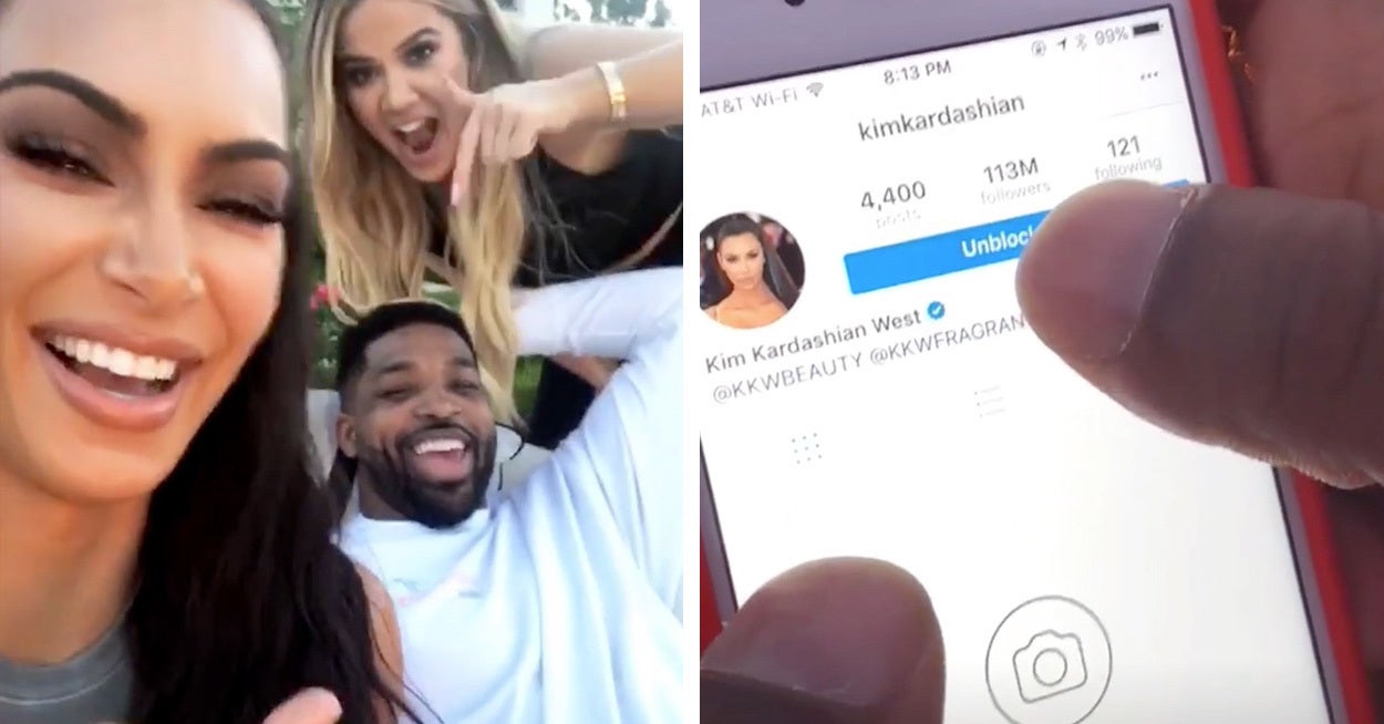 Kim Kardashian Confronted Tristan About Blocking Her On Instagram And ...