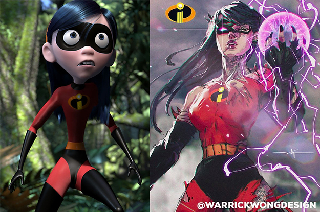 This "Incredibles" Fan Art Set In The Future Is So Damn Cool