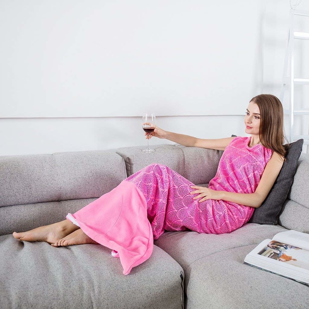 ¿Las sirenas duermen la siesta? Yo digo sí. Consigue esta manta de cuerpo por 11,99 € en Amazon.
