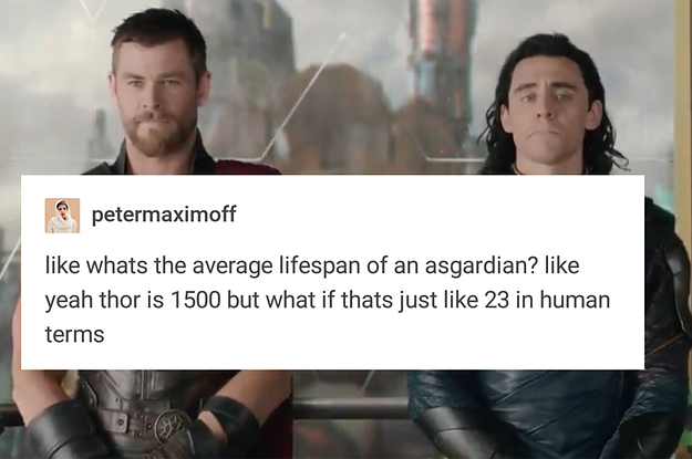 Someone Figured Out How Old Thor And Loki Are In Human Years And IDK What To Do