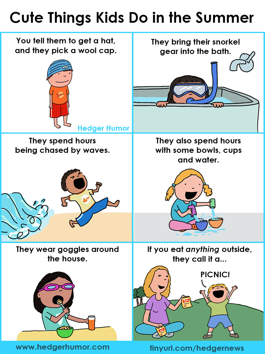 This Funny Mom's Cartoons Nail What The Summer Is Like For Parents