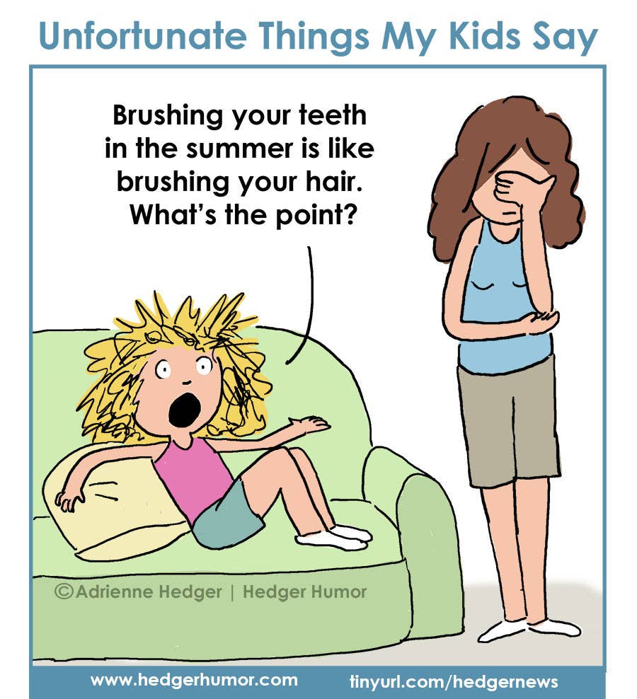 This Funny Mom's Cartoons Nail What The Summer Is Like For Parents