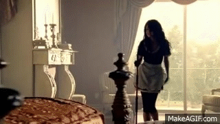Selena being disobedient and the true rebel she's known for, refusing to be stereotyped as a modern-day young woman bond as a house cleaner. #feminism #actuallywatchsomeonegetmadatthispostgottalovetheinternet Only a baby and she could sing, dance and that iconic mop. When will the other girls?