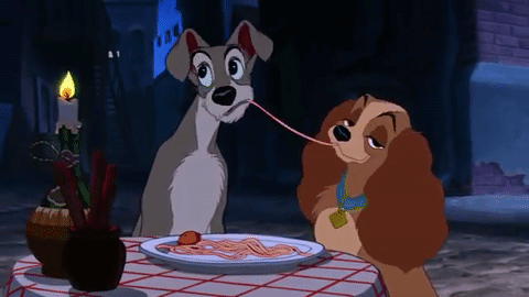 Who among us hasn't tried to reenact this scene with our partner (excluding the whole pushing-a-meatball-with-your-nose bit)? Well, as wild as it sounds, Walt Disney himself wasn't fully convinced this sequence would work. According to Disney, "Dogs sharing an Italian dinner would just look ridiculous." Besides being the funniest sentence every spoken out loud, this sentiment also turned out to be completely incorrect, but Disney wasn't sold on the moment until animator Frank Thomas showed him his sketches for the scene.