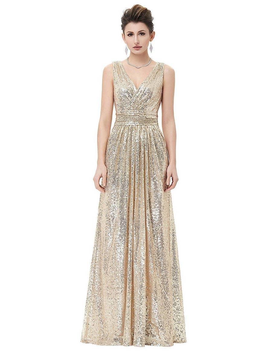 Sleeveless Amazon Sequin Dresses Allegra K Women's Glitter Sequin