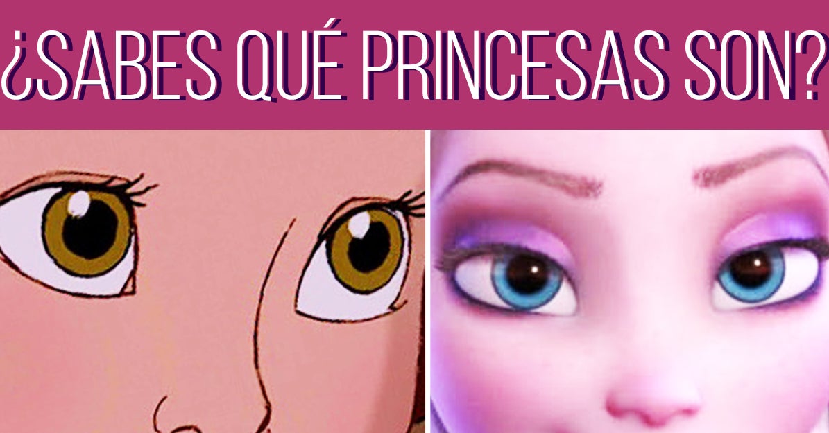 Puedes reconocer a la princesa de Disney sólo por sus ojos?