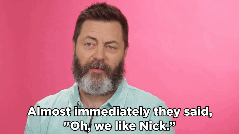 Nick Offerman: The character of Ron Swanson was created by Michael Schur and Greg Daniels. They met a Burbank city official who was anti-government and a libertarian, and they thought that was really funny. So they came in with that foundational principal. Then we met. Great TV comedy writers are good at taking parts of the actor and using those parts to fill out the funny idea that they had for the character. So, they didn't know I was going to play Ron Swanson when they thought of the character, but almost immediately they said, "Oh, we like Nick. He's going to have a mustache, he talks very slowly, and we should probably justify his love for red meat in a way, because Nick's spilling out of his JCPenney trousers."There are many differences between me and a well-wrought sitcom character. I mean, he's like a cartoon or a superhero. He has very specific attributes because he doesn't have to exist in real life. For example, he can eat way more red meat than a human should. He can drink a lot more scotch than a human should. If I indulged half as much as he did, I would be dead of cirrhosis of the liver, or some problem with my arteries. Also, I'm complicated. I have to live in real life, so while I love using tools and I don't suffer fools gladly, I'm also more effervescent, effeminate — I get often accused of effeminacy when compared to Ron Swanson. I like to flit about the place and practice my ballet positions around the house, which I don't think Ron would do. That's about it. We both know how to sharpen an axe and use it.
