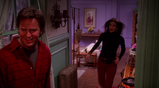 Monica and chandler first hook up