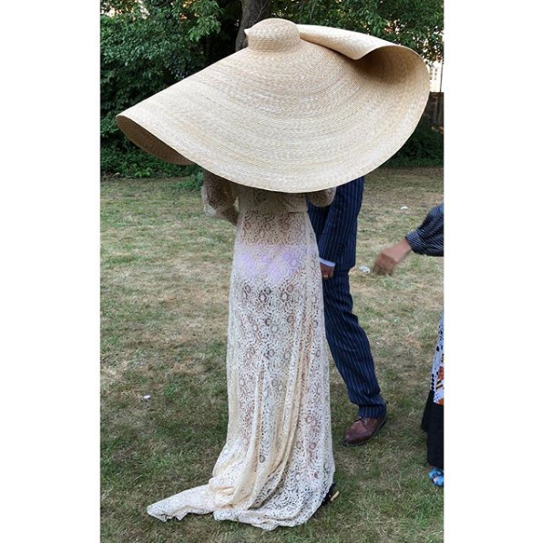 big wedding hats