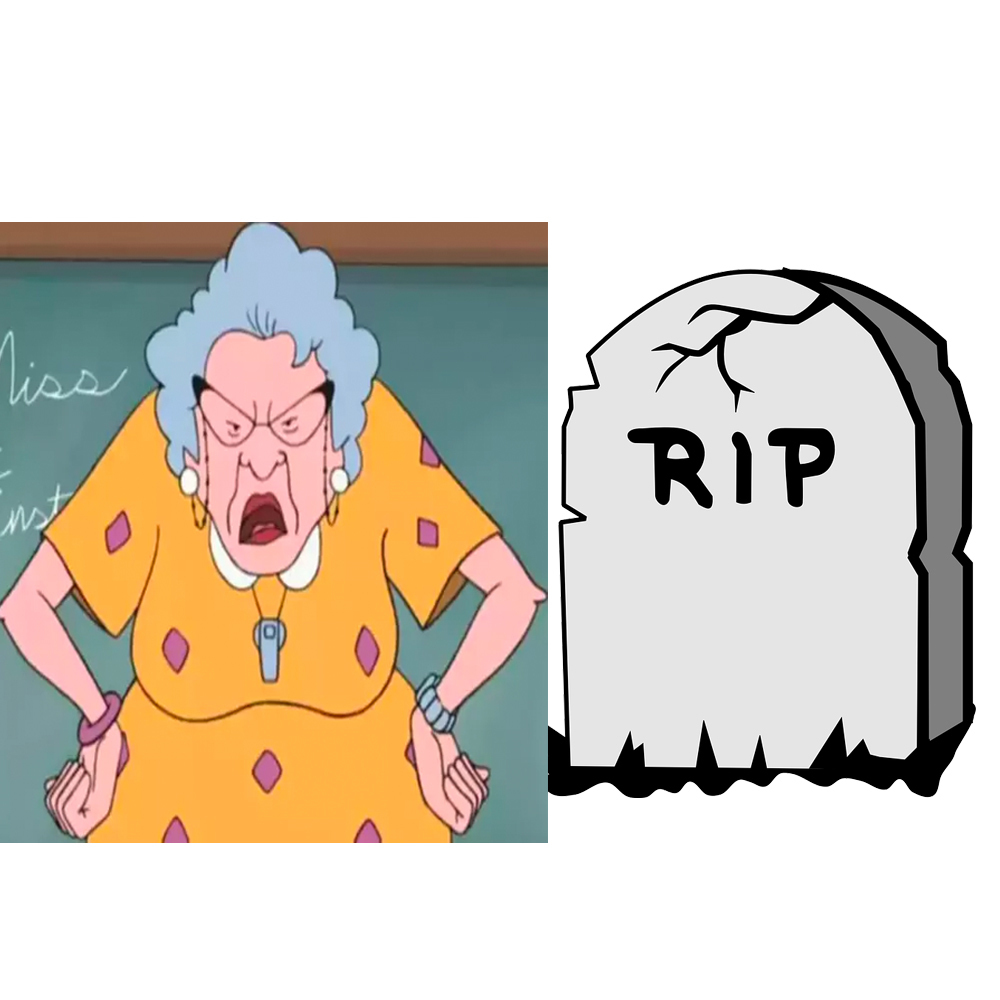 famous dead cartoon characters