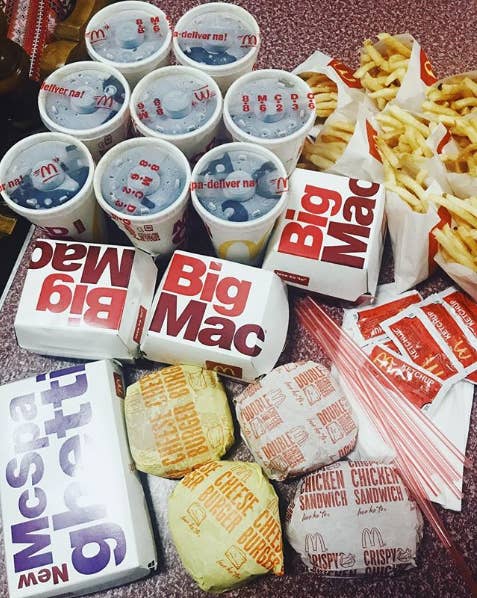 Entire online mcdonald's menu
