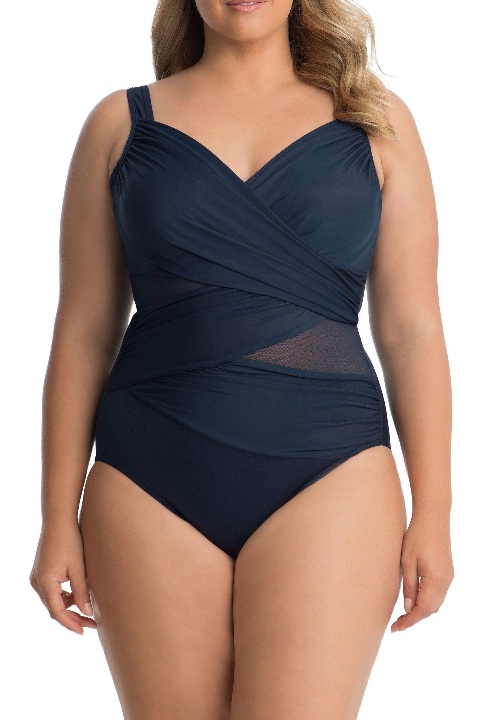 Hobie Swimwear Part of Your Swirl Bralette Midkini Top at
