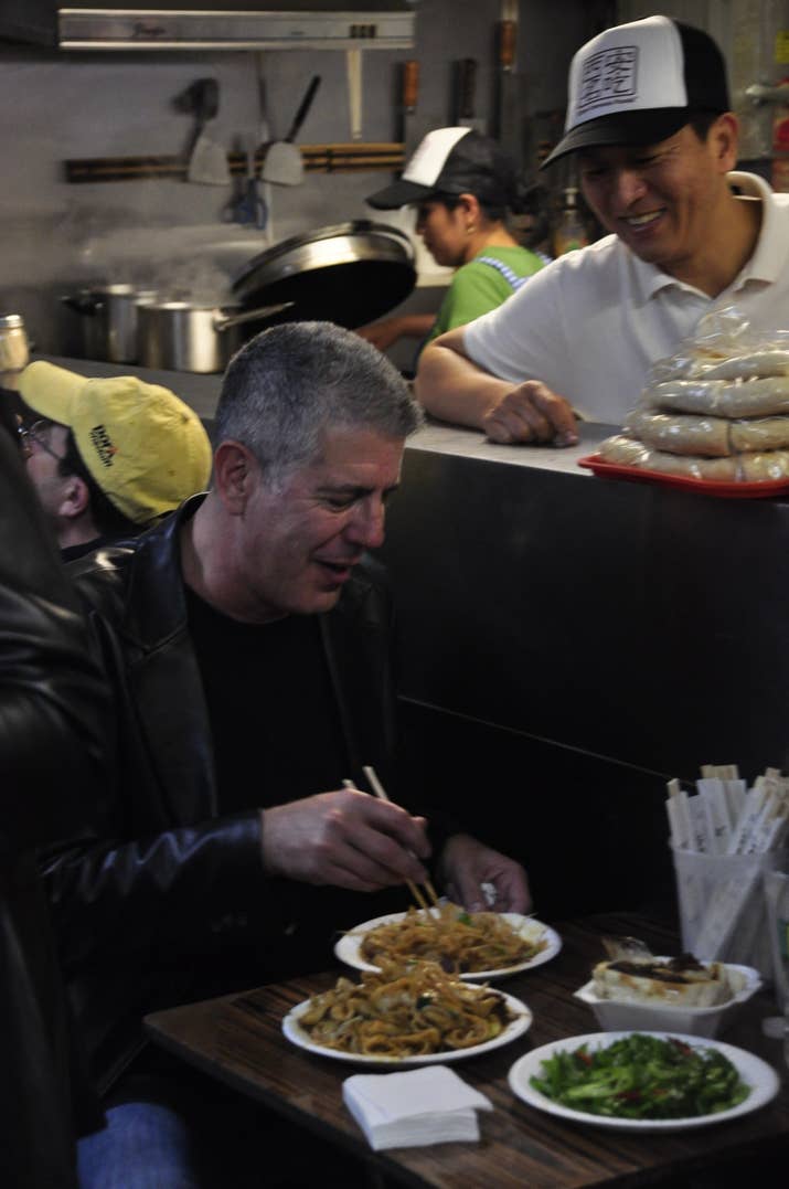 Anthony Bourdain at Xi&#x27;an Famous Foods