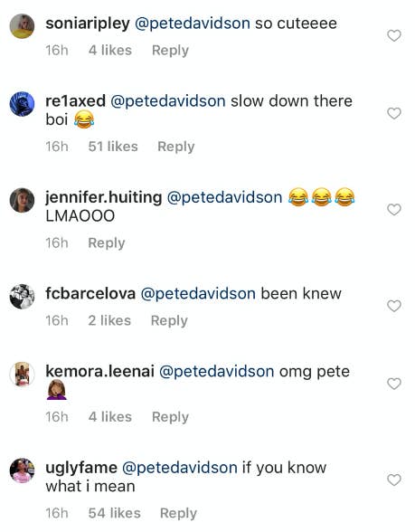 Pete Davidson Left A Dirty Comment On Ariana Grande S Instagram