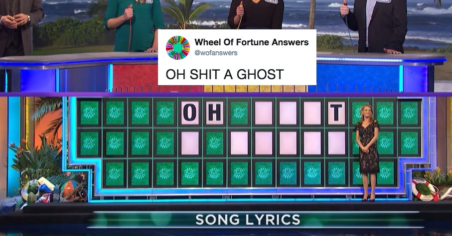 This Account Just Tweets Hilariously Wrong "Wheel Of Fortune" Ans...