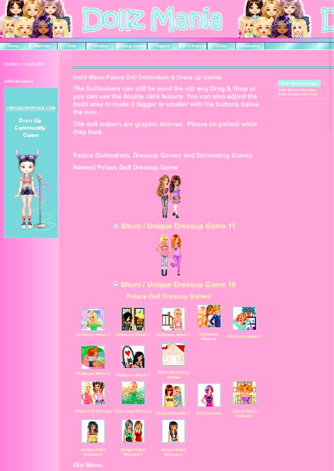 doll website games