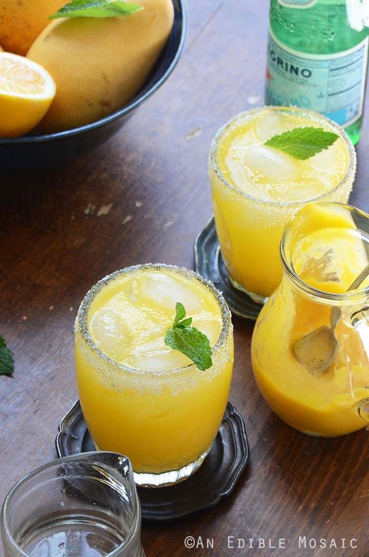 Mango Lemon Margarita Mocktail