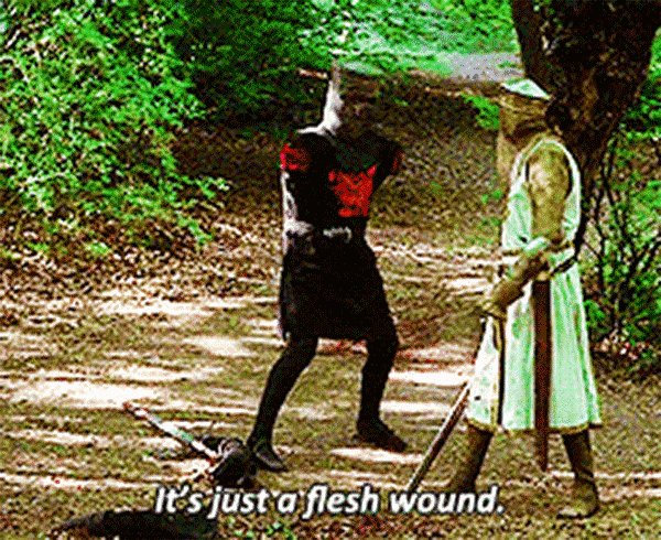 I'm fine, it's fiiiiiine.