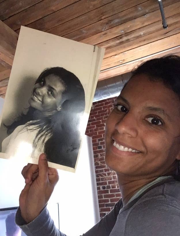 "My mom and me. Sometimes my brothers have a tough time differentiating." —neaha2