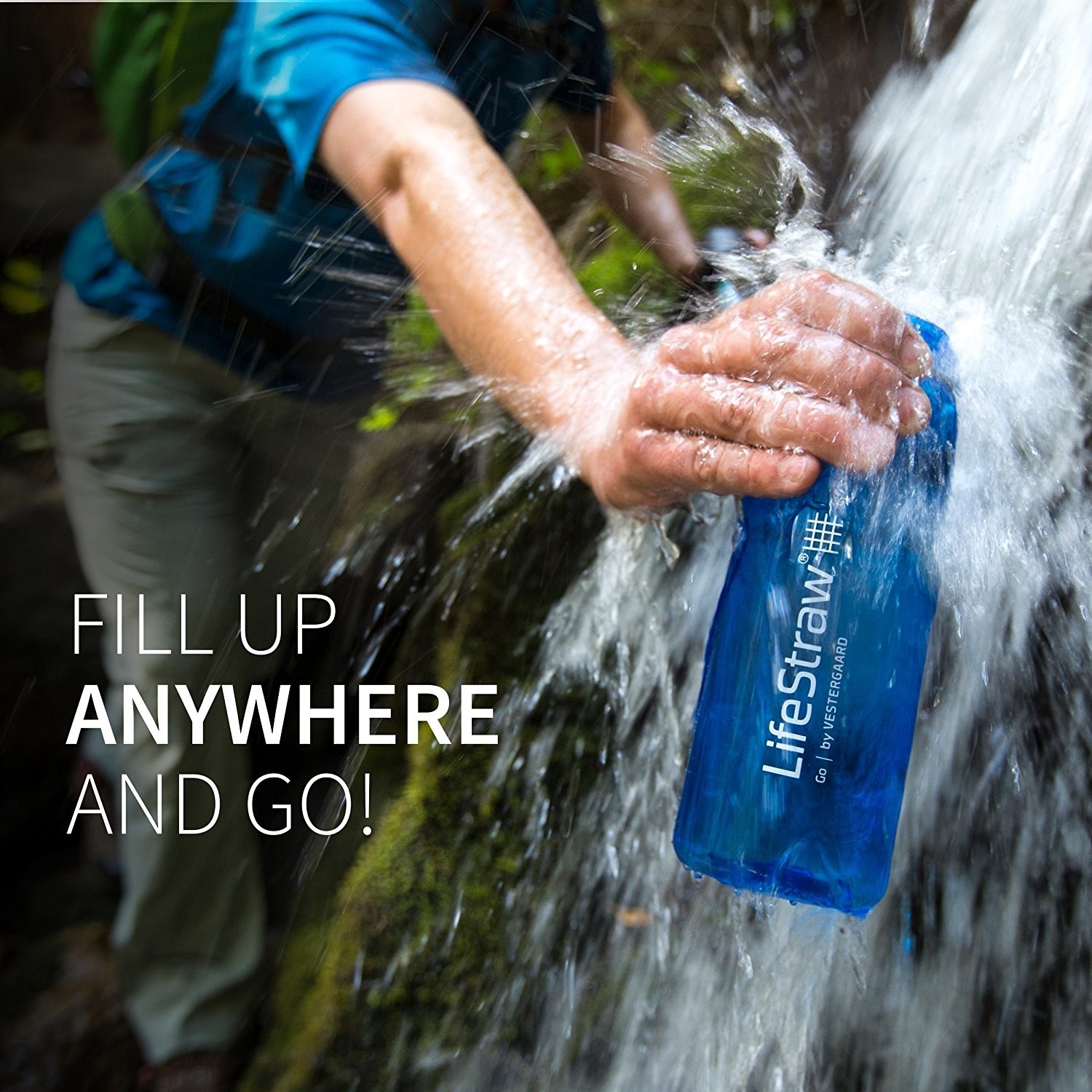 Water to go. Бутылки для воды у альпиниста. LIFESTRAW go 650ml. Go Water go. Tap — find Water anywhere.